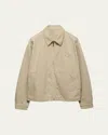 Prada Old Denim Blouson Jacket In Nude