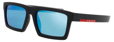 Prada Men's Designer Acetate Sunglasses Ps 02zsu, 58-18-145 In Black