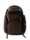 Prada Men's Designer Backpack With Structured Panel Design In Pattern