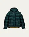 Prada Re-nylon Cropped Down Jacket In F0422 Bottiglia