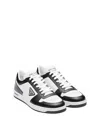 Prada Leather Sneakers Downtown Two-tone In White