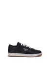 Prada Men Downtown Sneakers In Black