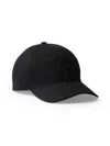 Prada Men's Drill Baseball Cap In Black