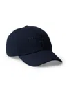 Prada Men's Drill Baseball Cap In Blue