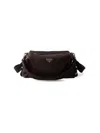 Prada Explore Leather Bag In Brown