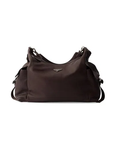 PRADA MEN'S EXPLORE LEATHER SHOULDER BAG