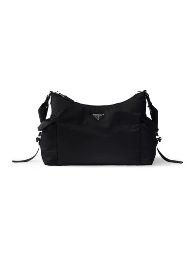 PRADA MEN'S EXPLORE RE-NYLON AND LEATHER BAG