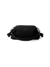 Prada Men's Explore Re-nylon And Leather Bag In Black