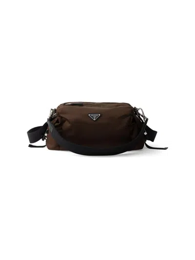 PRADA MEN'S EXPLORE RE-NYLON AND LEATHER BAG