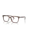 Prada Geometrically Framed Flat Mirror In Brown Transparent