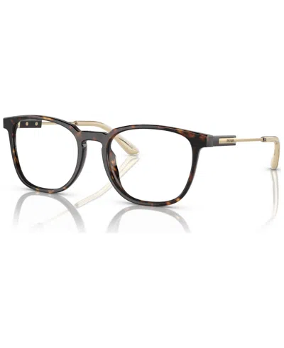 Prada Men's Eyeglasses, Pr 19zv 53 In Havana