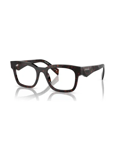 Prada Men's Eyeglasses, Pr A10vf In Havana Red