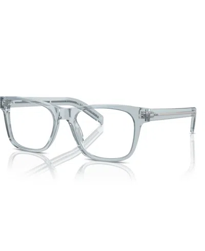 Prada Men's Eyeglasses, Pr A13v In Transparent Azure
