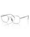 Prada Men's Eyeglasses, Pr A55v In Silver