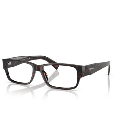 Prada Men's Eyeglasses, Pr B09v In Brown