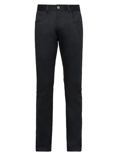Prada High-waist Straight-leg Jeans In Black