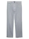 Prada Grey Regular Mid Rise Jeans In Gray