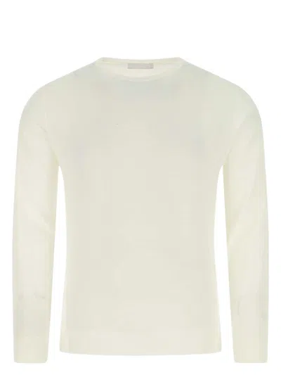 PRADA MEN'S IVORY WOOL SWEATER