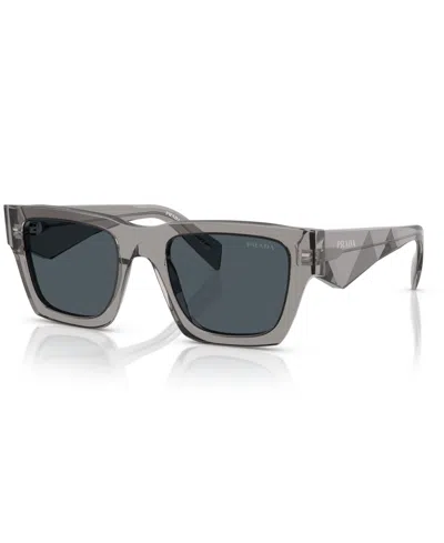 Prada Men's Large Sunglasses, Pr A06s In Gray