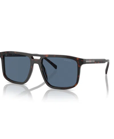 Prada Men's Large Sunglasses, Pr A22s In Radica Tortoise