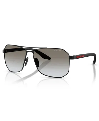 Prada Men's Large Sunglasses, Ps A53s In Black
