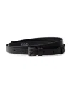 Prada Leather Belt In Black