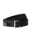 Prada Buckle-fastening Leather Belt In Black
