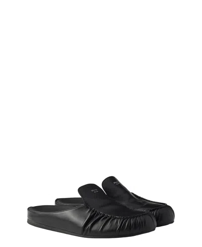 PRADA MEN'S LEATHER MULES