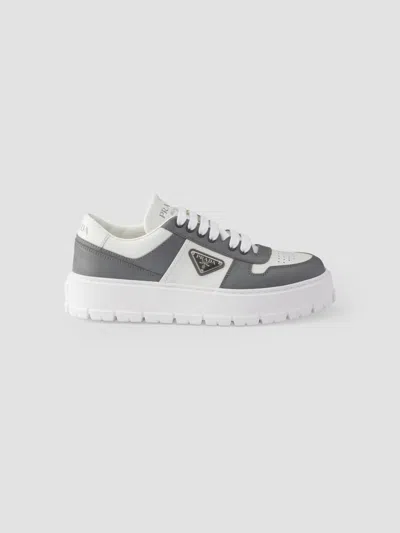 PRADA MEN'S LEATHER SNEAKERS