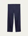 Prada Straight-leg Trousers With Tailored Design In Blue
