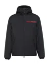 Prada Men's Light Polyester Padded Jacket In Black