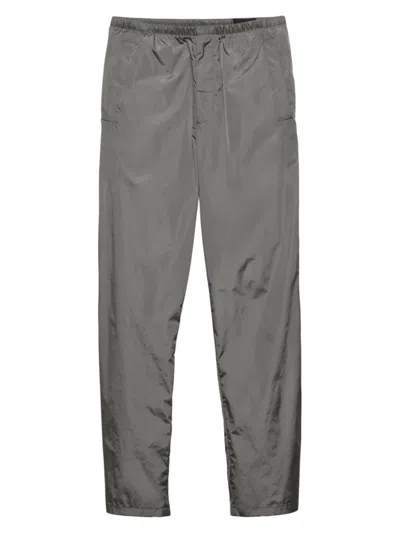Prada Men's Light Technical Fabric Pants In Grey