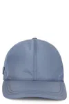 Prada Men's Lightweight Visor Cap In Light Blue