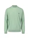 Prada Men Logo Embroidery Sweater In Green