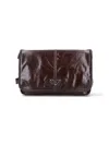 Prada Adjustable Leather Shoulder Bag With Zippered Welt Pocket