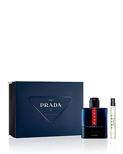Prada Men's Luna Rossa Ocean Eau De Parfum Gift Set ($170 Value) In White