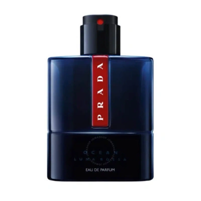 Prada Men's Luna Rossa Ocean Edp Spray 3.38 oz Fragrances 3614273768832 In Amber