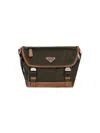 Prada Re-nylon Shoulder Strap Crossbody Bags Green