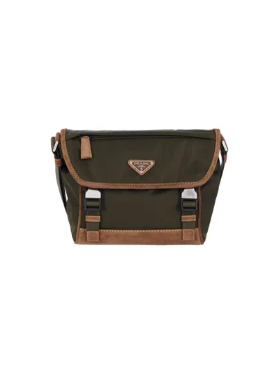 PRADA PRADA MEN MEDIUM LOGO CROSSBODY BAG
