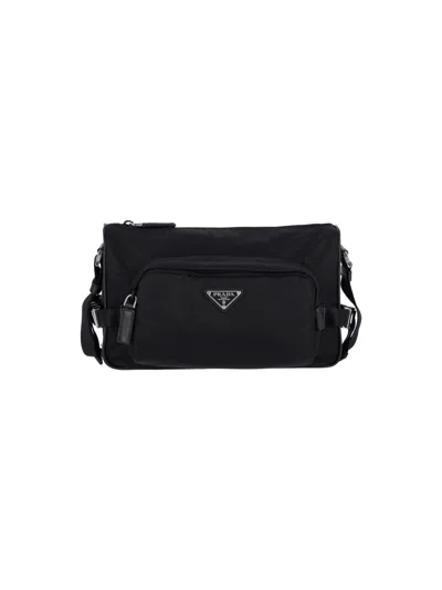 PRADA PRADA MEN MEDIUM LOGO CROSSBODY BAG