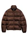 Prada Medium-weight Re-nylon Down Jacket In Multi