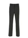 Prada Prince Of Wales Checked Wool Trousers