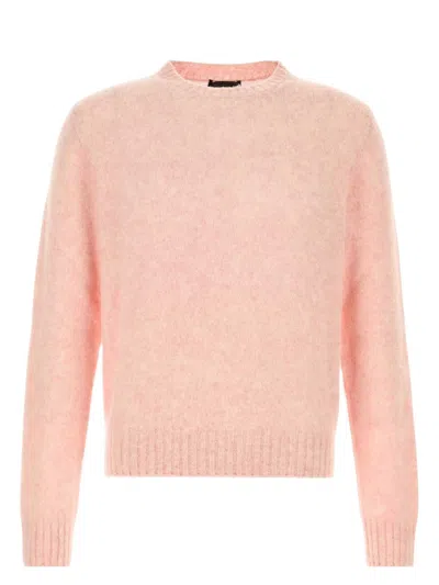 PRADA MEN'S MELANGE PASTEL WOOL SWEATER