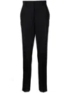 Prada Pleat-detail Tailored Trousers In Blue