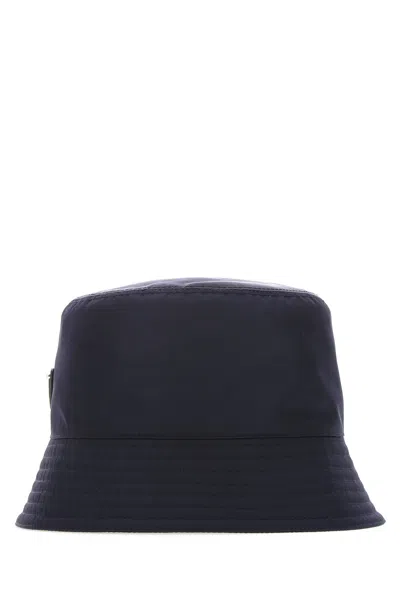 Prada Men Midnight Blue Re-nylon Hat