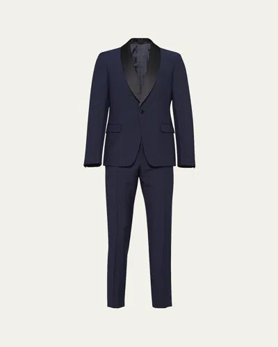 PRADA MEN'S MOHAIR-WOOL SMOKING SUIT