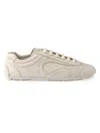 Prada Montecarlo Re-edition 2005 Antiqued Nappa Leather Sneakers In Neutral