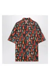 Prada Multicoloured Cotton Print Shirt