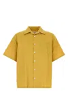 Prada Men's Mustard Poplin Shirt