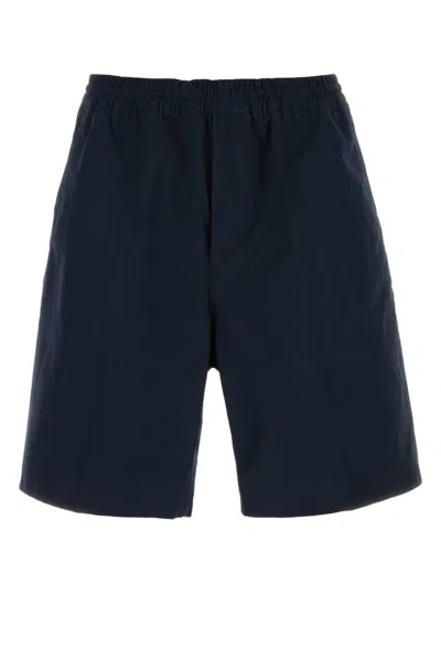Prada Men Navy Blue Regular Shorts